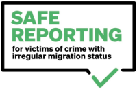 Logo: Migrants with irregular migration status: Safe reporting of crime (VISA-RoC)